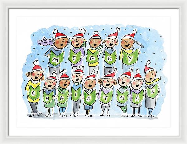 Merry Christmas - Framed Print