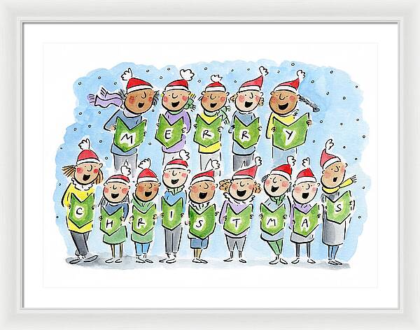 Merry Christmas - Framed Print