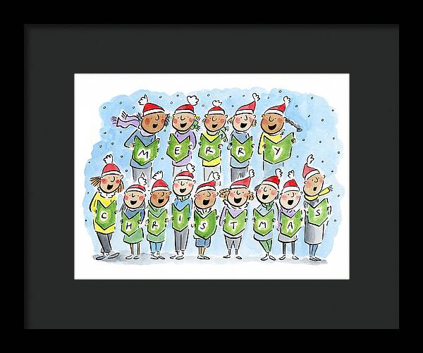 Merry Christmas - Framed Print