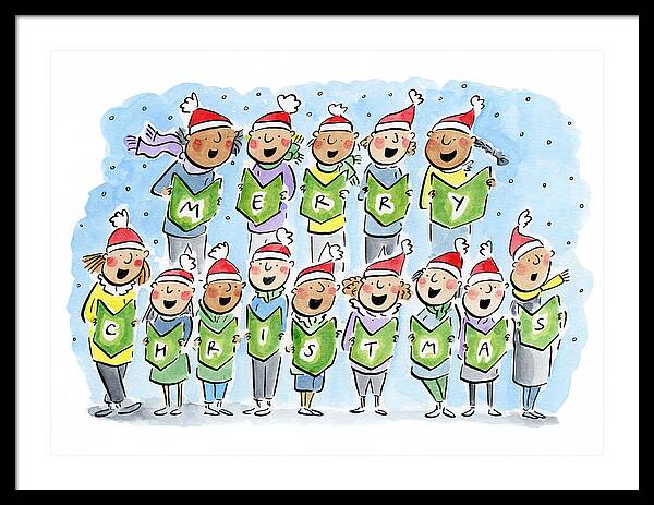 Merry Christmas - Framed Print