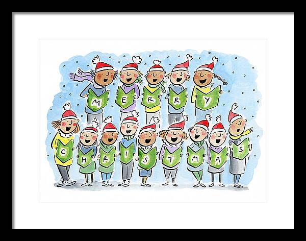 Merry Christmas - Framed Print
