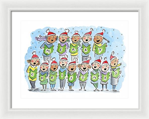 Merry Christmas - Framed Print