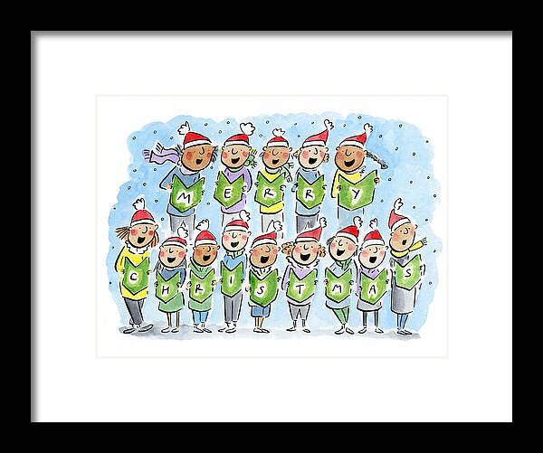 Merry Christmas - Framed Print