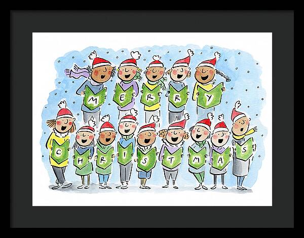Merry Christmas - Framed Print