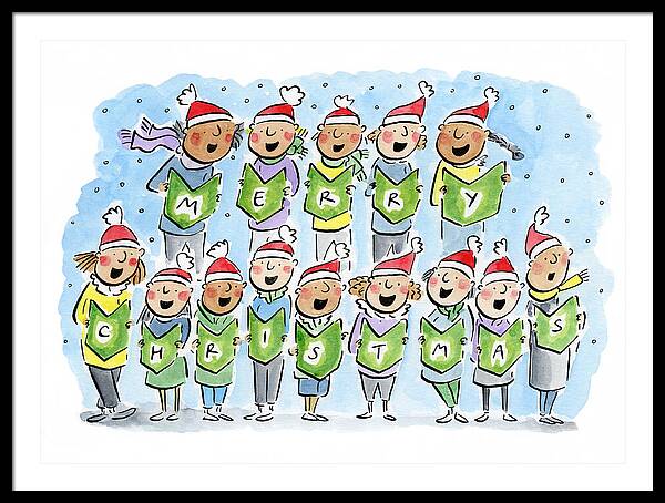 Merry Christmas - Framed Print