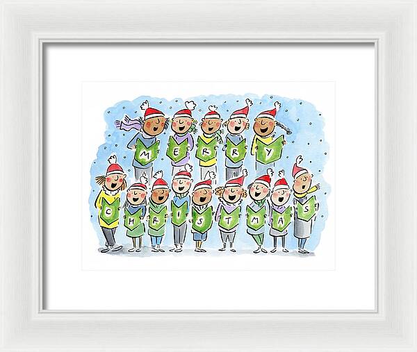Merry Christmas - Framed Print