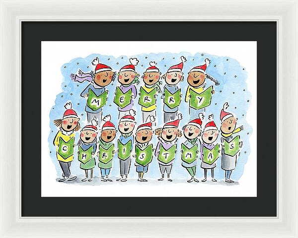 Merry Christmas - Framed Print