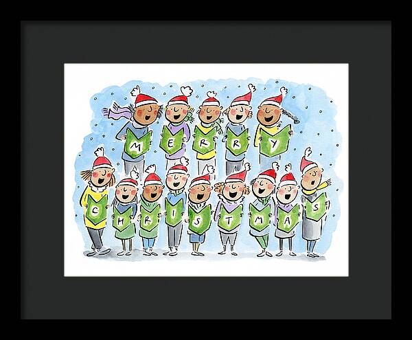 Merry Christmas - Framed Print