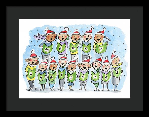 Merry Christmas - Framed Print