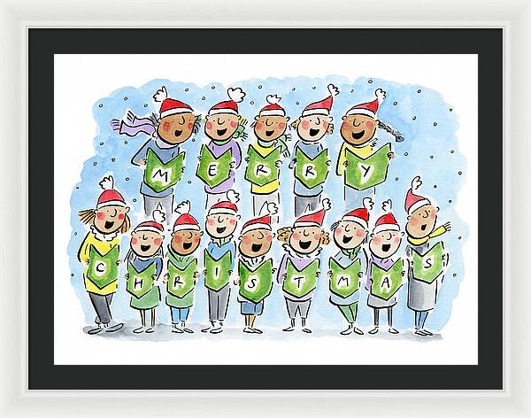 Merry Christmas - Framed Print
