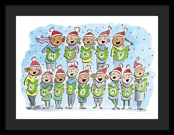 Merry Christmas - Framed Print