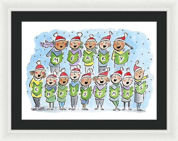 Merry Christmas - Framed Print