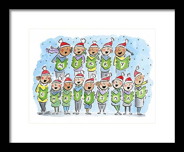 Merry Christmas - Framed Print