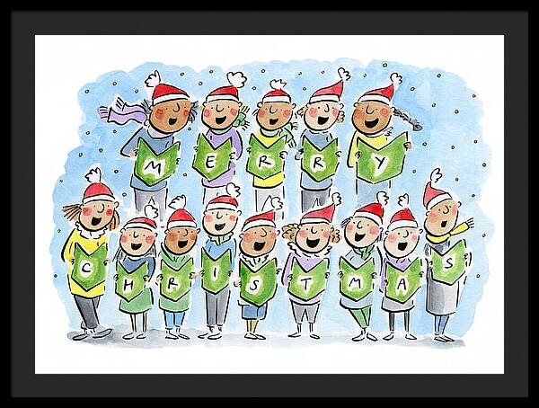 Merry Christmas - Framed Print