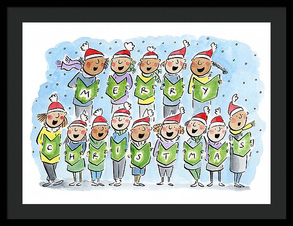 Merry Christmas - Framed Print
