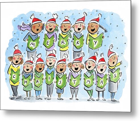 Merry Christmas - Metal Print