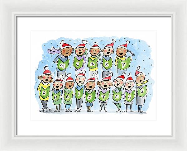 Merry Christmas - Framed Print