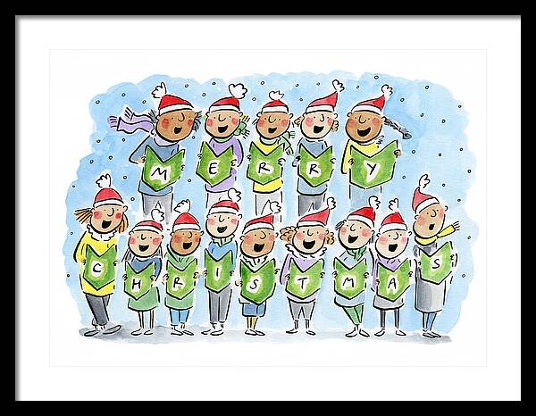 Merry Christmas - Framed Print