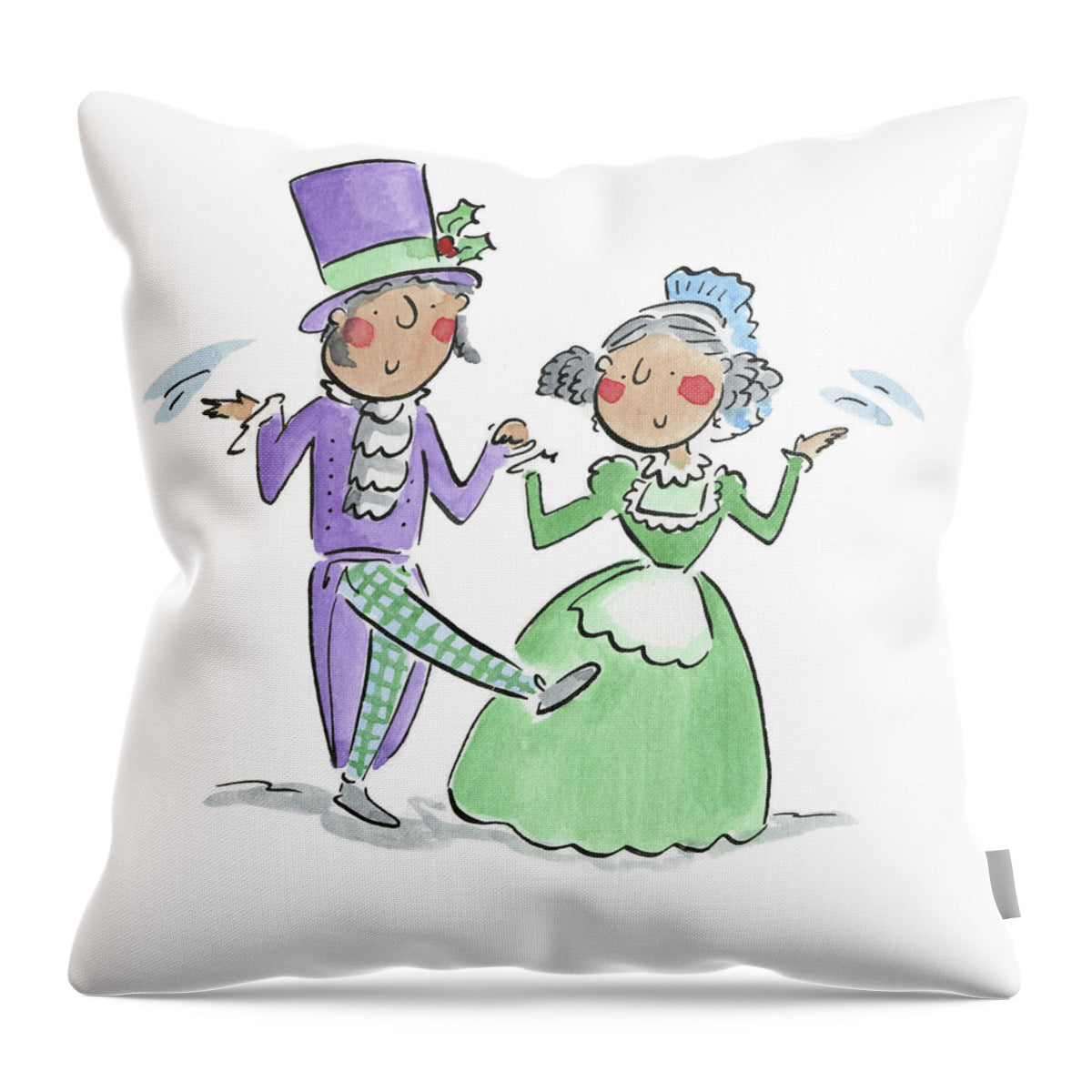 Minuet - Throw Pillow