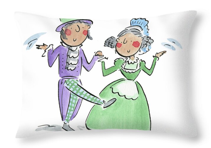 Minuet - Throw Pillow