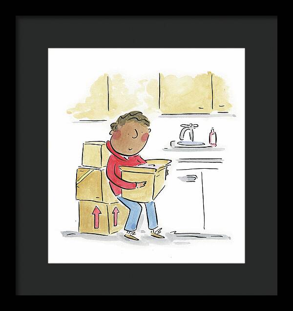 Moving House - Framed Print
