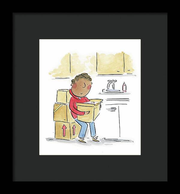 Moving House - Framed Print