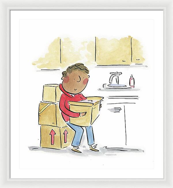 Moving House - Framed Print
