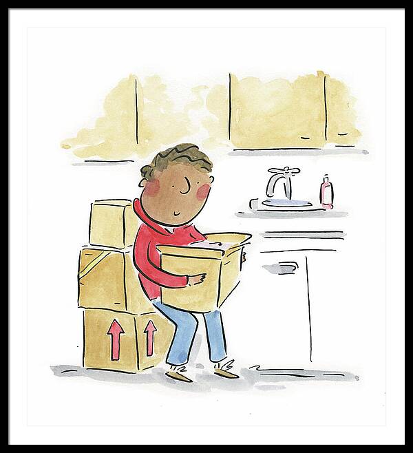 Moving House - Framed Print