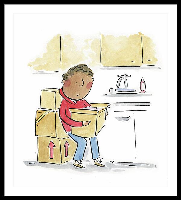 Moving House - Framed Print