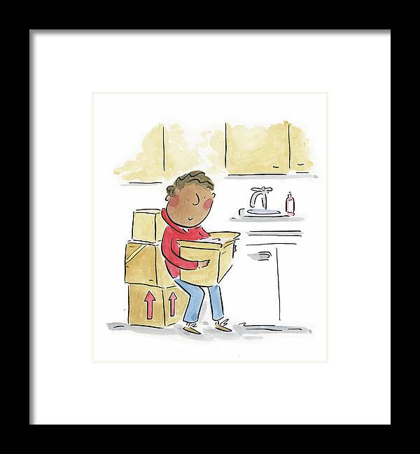 Moving House - Framed Print