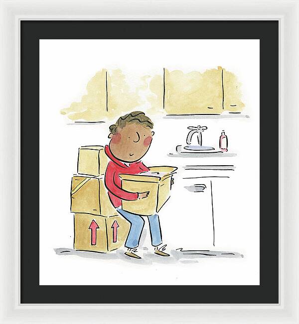 Moving House - Framed Print