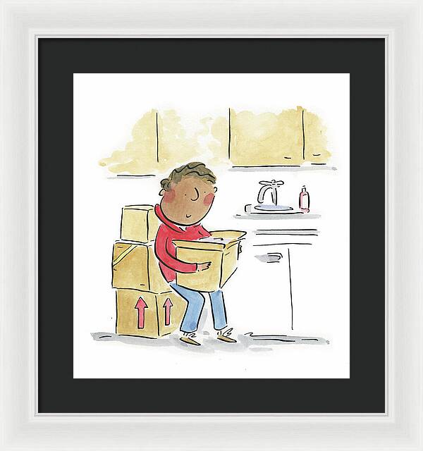 Moving House - Framed Print