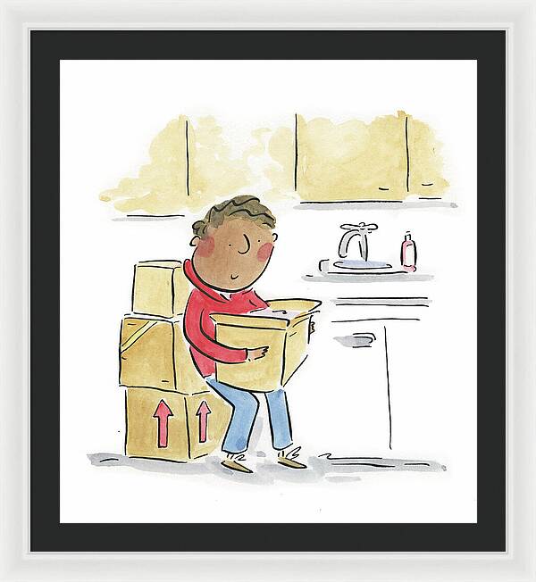 Moving House - Framed Print