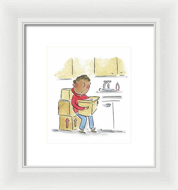 Moving House - Framed Print