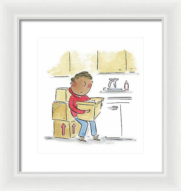 Moving House - Framed Print