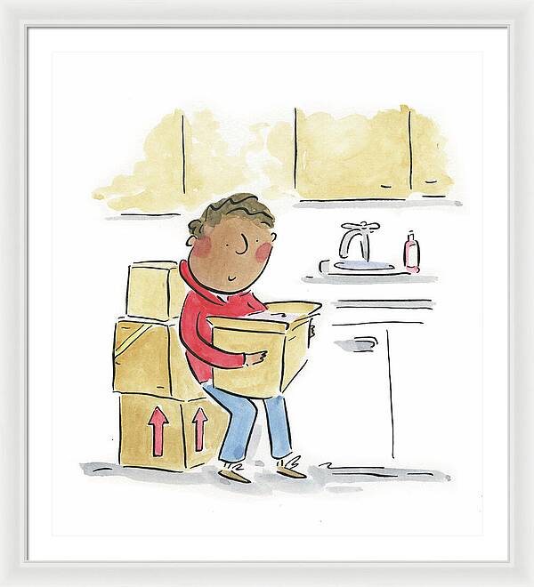 Moving House - Framed Print