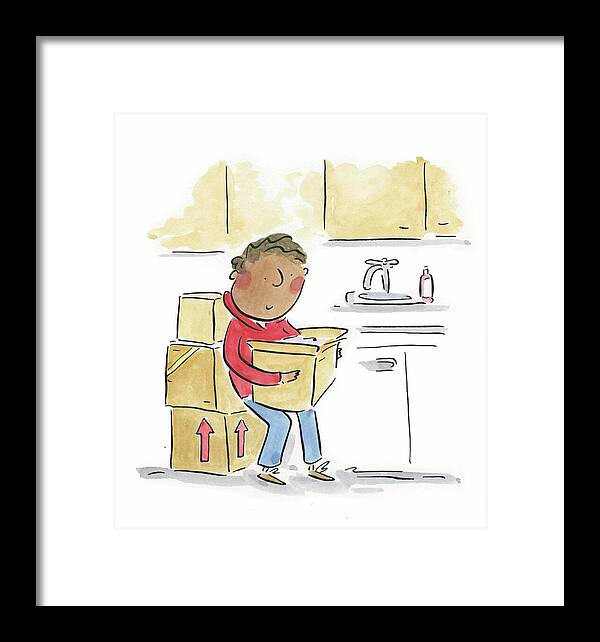 Moving House - Framed Print