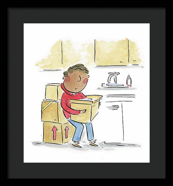 Moving House - Framed Print