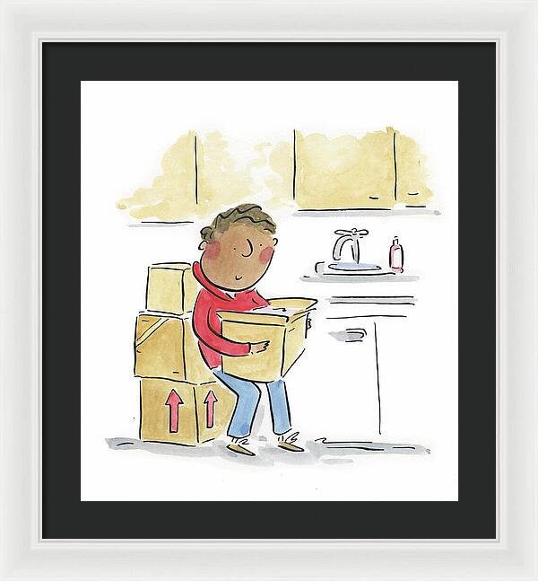 Moving House - Framed Print