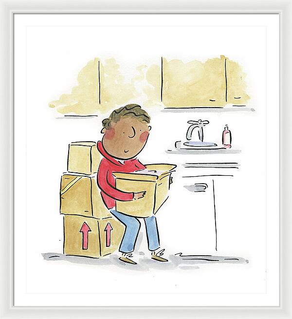 Moving House - Framed Print