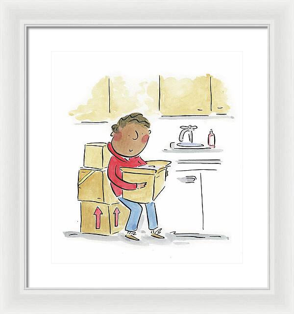 Moving House - Framed Print