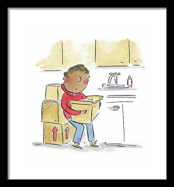 Moving House - Framed Print