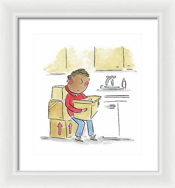 Moving House - Framed Print