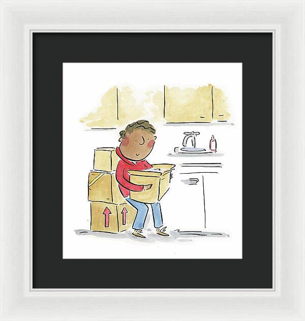 Moving House - Framed Print