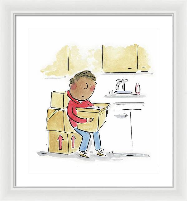 Moving House - Framed Print