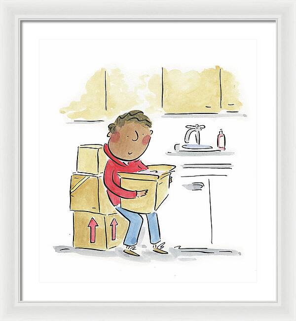Moving House - Framed Print