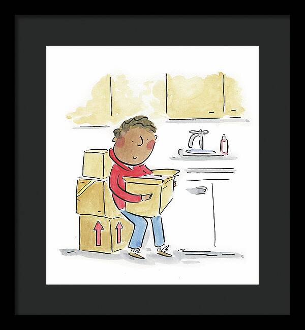Moving House - Framed Print