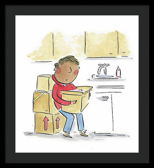 Moving House - Framed Print