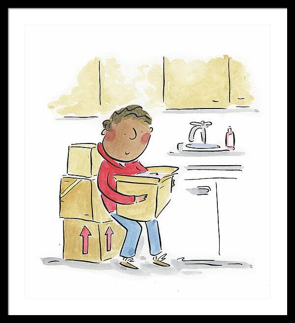 Moving House - Framed Print