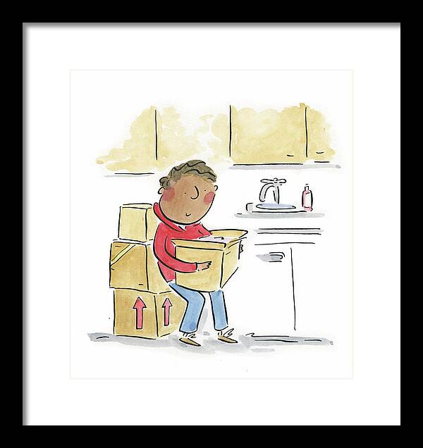 Moving House - Framed Print